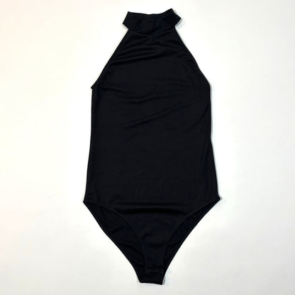 Zara Mock Neck Sleeveless Bodysuit Black - M