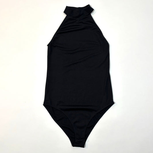 Zara Mock Neck Sleeveless Bodysuit Black - M