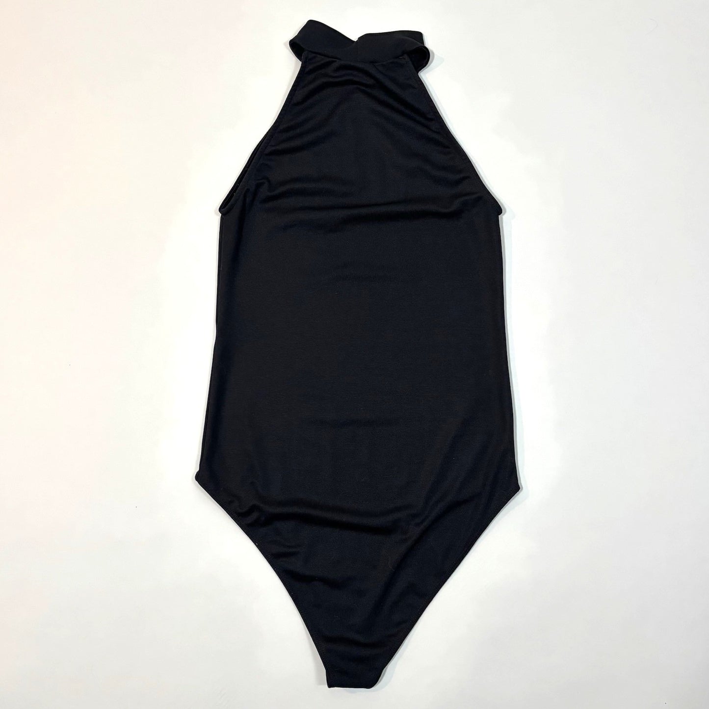 Zara Mock Neck Sleeveless Bodysuit Black - M