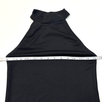 Zara Mock Neck Sleeveless Bodysuit Black - M