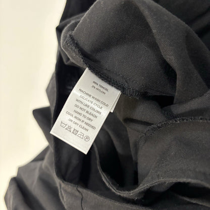 Leo & Sage Sleeveless Wide Leg Jumpsuit V Neck Black Pockets - S