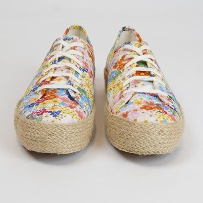 Keds X Rifle Paper Company Triple Kick Jute Margaux Platform Sneakers - 9.5