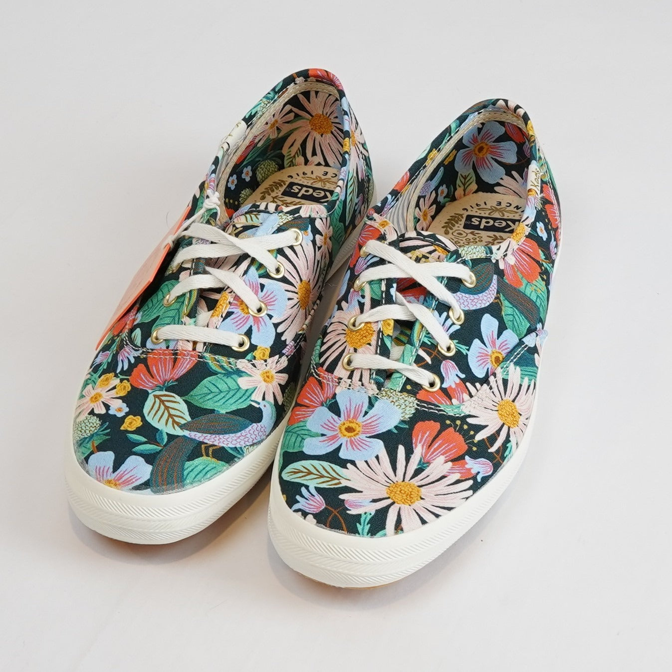 Keds X Rifle Paper Company Champion Dovecote Sneakers Navy Floral - 9.5