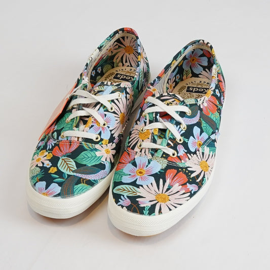 Keds X Rifle Paper Company Champion Dovecote Sneakers Navy Floral - 9.5