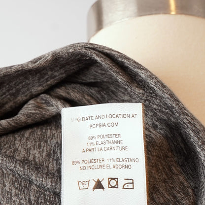 Patagonia Racerback Tank Top Cutout Detail Marled Gray - Medium