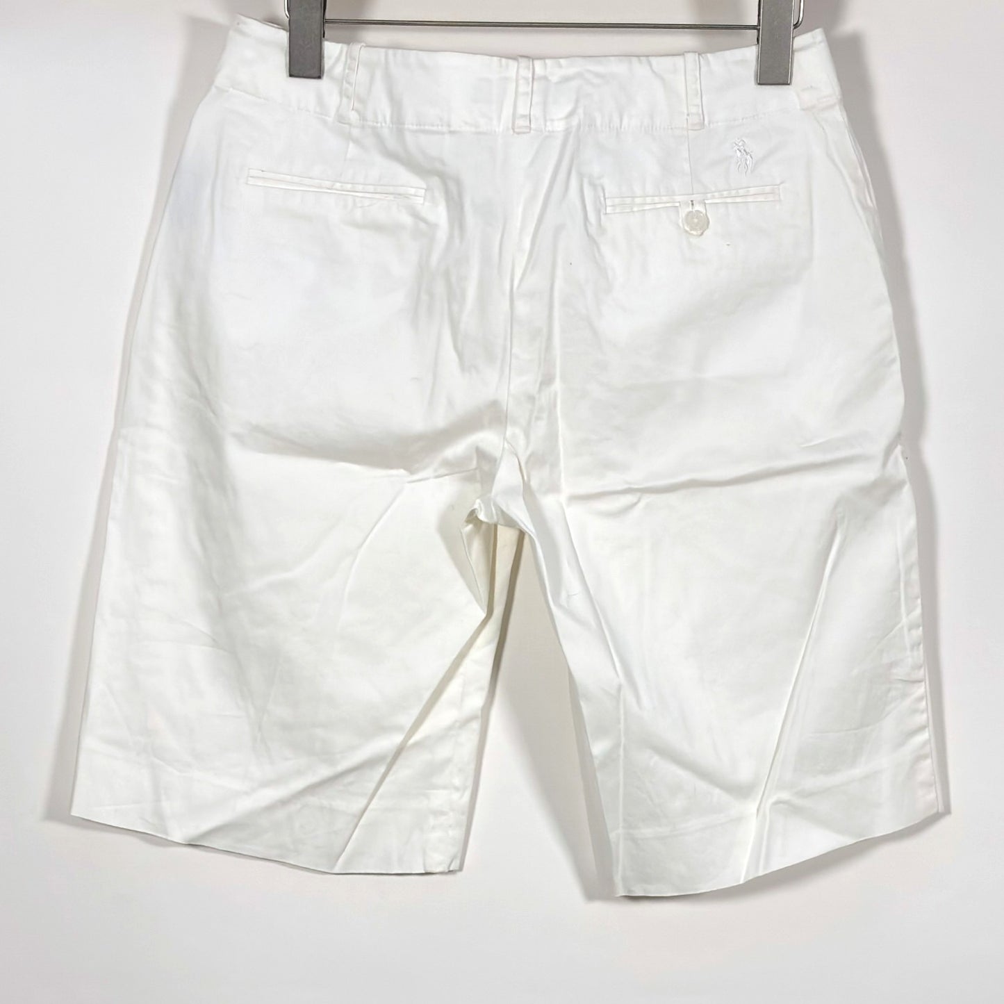 Ralph Lauren Golf Classic Fit White Bermuda Twill Chino Shorts - Size 8