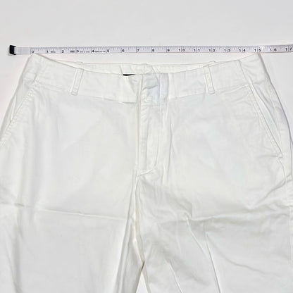 Ralph Lauren Golf Classic Fit White Bermuda Twill Chino Shorts - Size 8