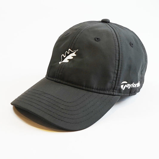 TaylorMade Hat Gray/Black Leaf Logo