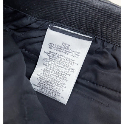 BCBGMaxazria Lucien Quilted Zip Vegan Leather Black Straight Leg Trouser Pants - M