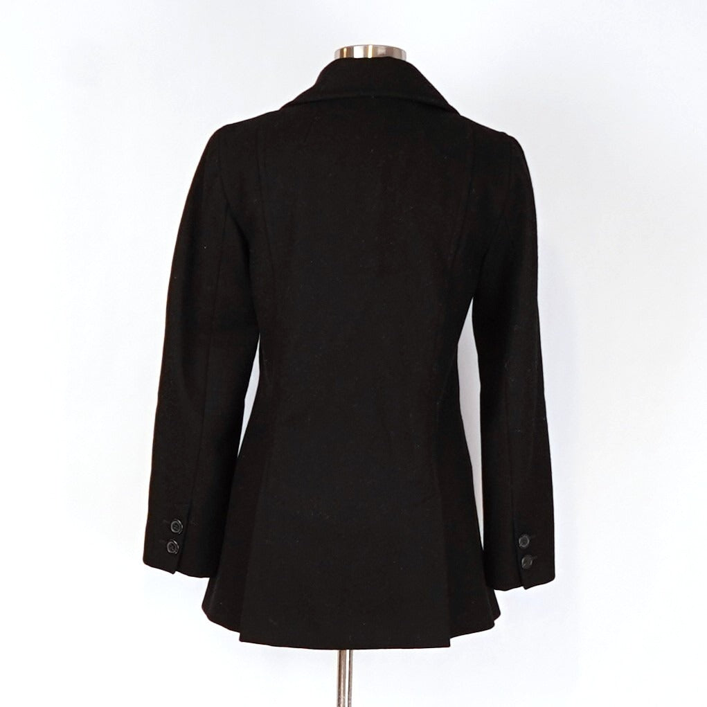 J Crew Factory Wool Peacoat Black *Imperfect* - S
