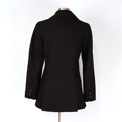 J Crew Factory Wool Peacoat Black *Imperfect* - S