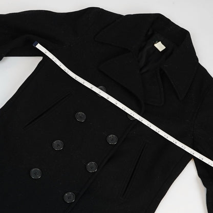 J Crew Factory Wool Peacoat Black *Imperfect* - S