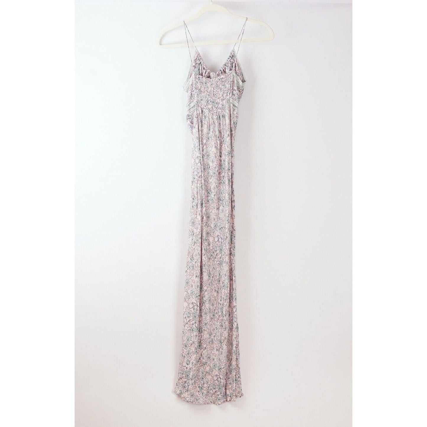 Free People Floral All I Wanted Maxi Slip Dress - XS