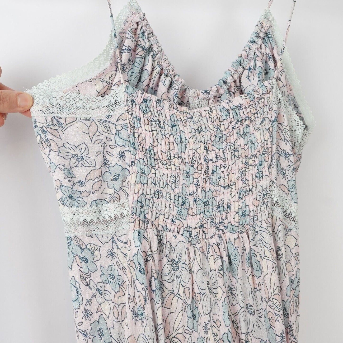 Free People Floral All I Wanted Maxi Slip Dress - XS