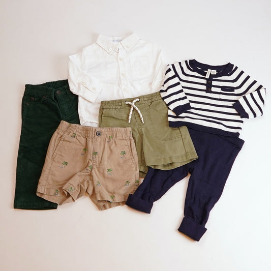 Janie & Jack Mix Size Boy Bundle 6 Months - 2T