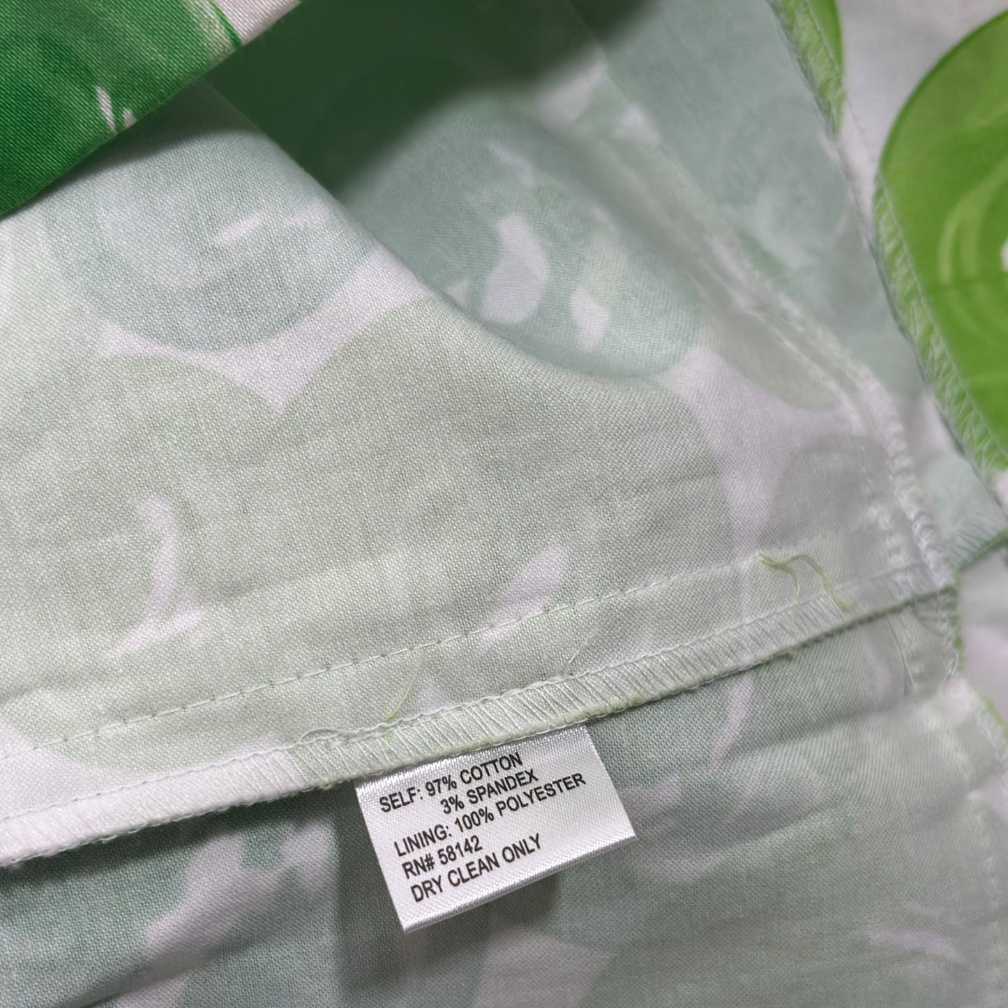 London Times Sheath Dress V Neck Abstract Bubble Green White - 4