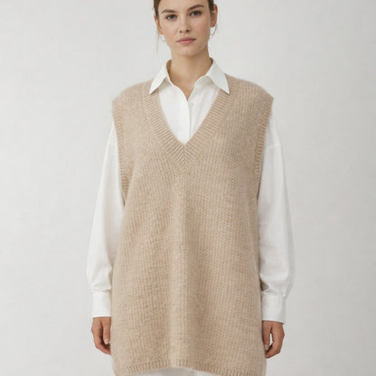 & Other Stories LA Sweater Vest Mohair Wool Blend Oversized - S