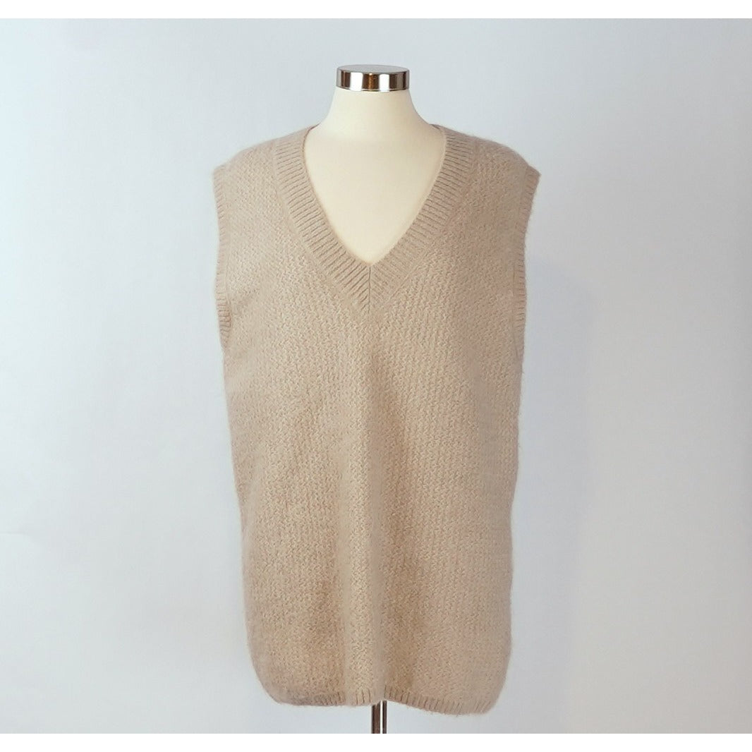 & Other Stories LA Sweater Vest Mohair Wool Blend Oversized - S