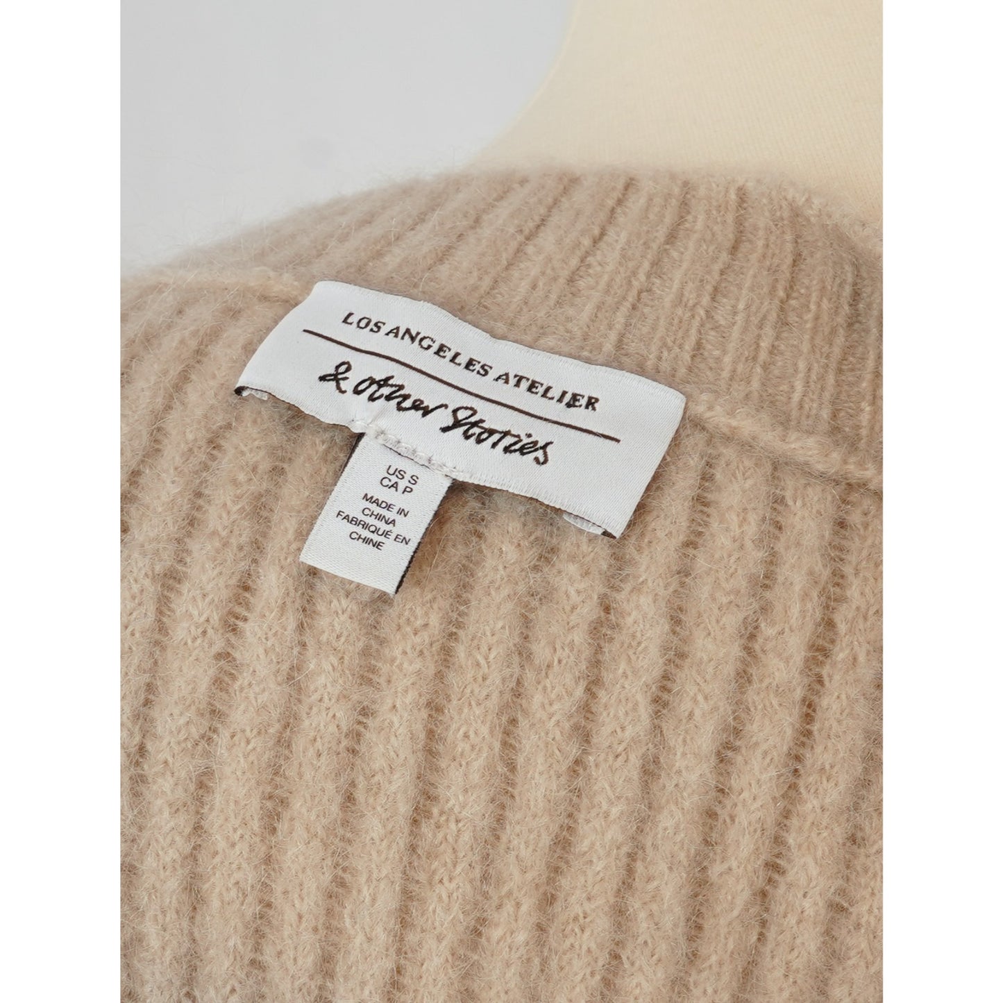 & Other Stories LA Sweater Vest Mohair Wool Blend Oversized - S