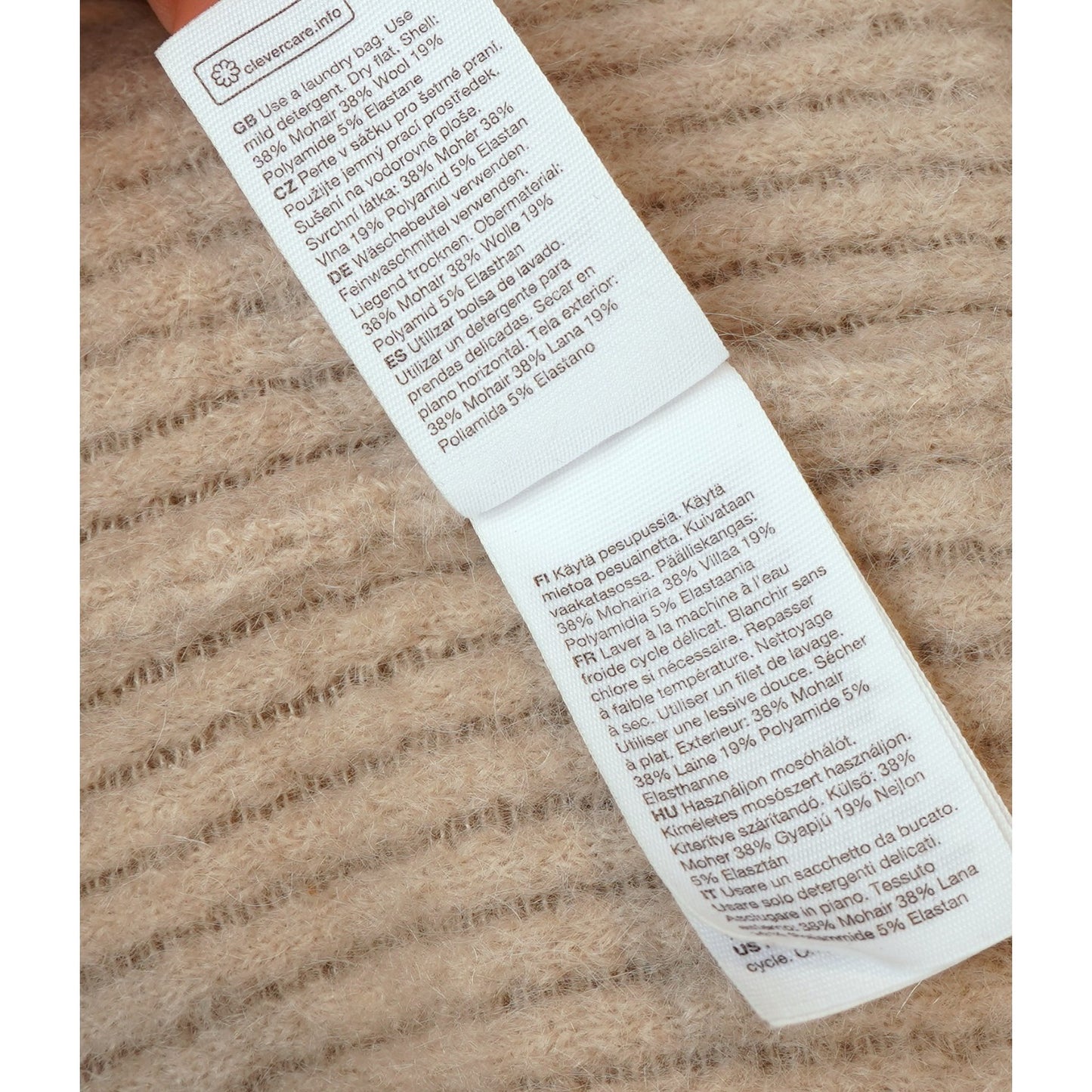 & Other Stories LA Sweater Vest Mohair Wool Blend Oversized - S