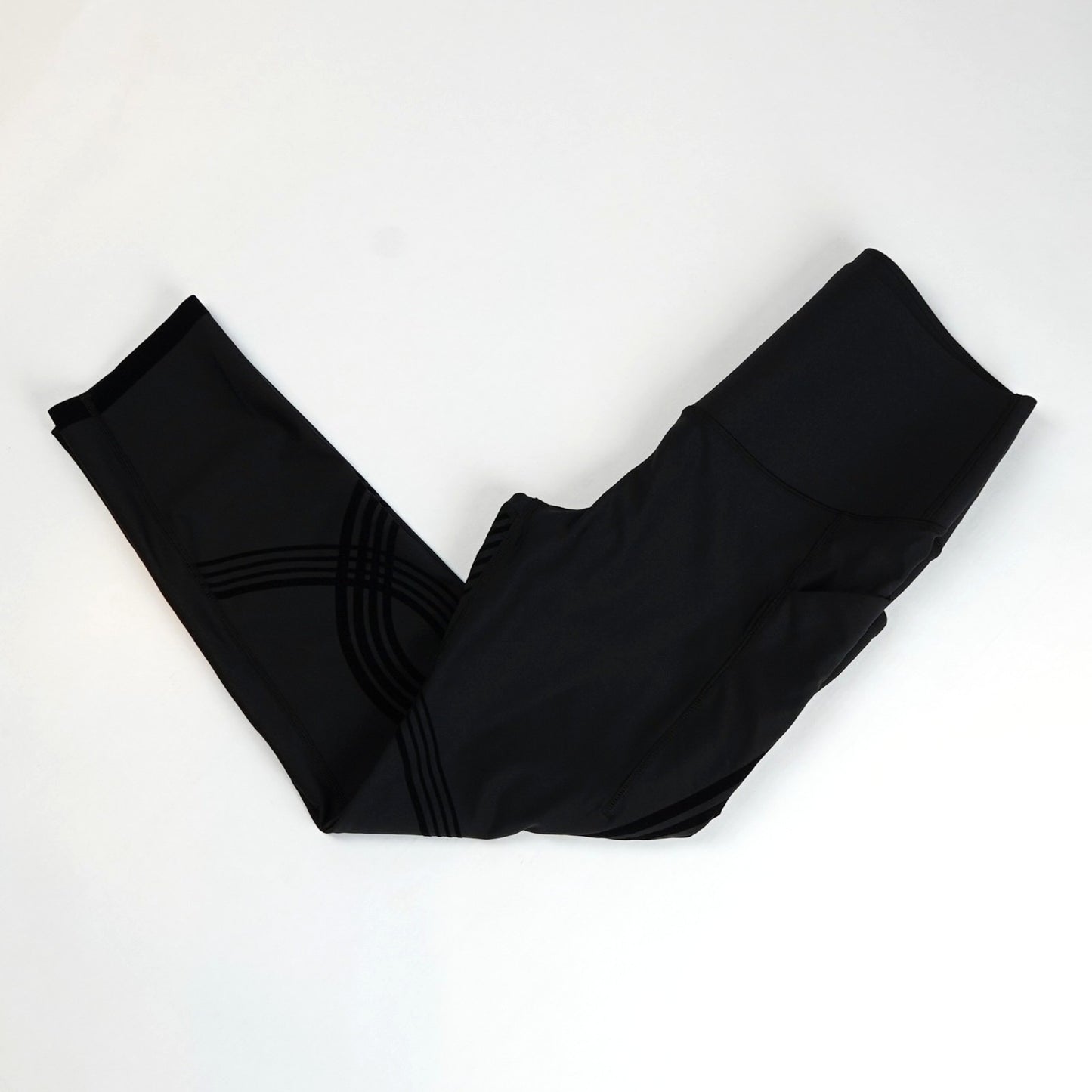 Fanka Body Sculpt Side Pocket 7/8 Compression Leggings Black - XL