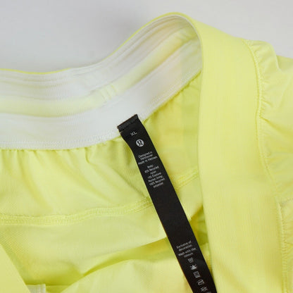 Lululemon License to Train Linerless Shorts Zap Yellow 5" - XL