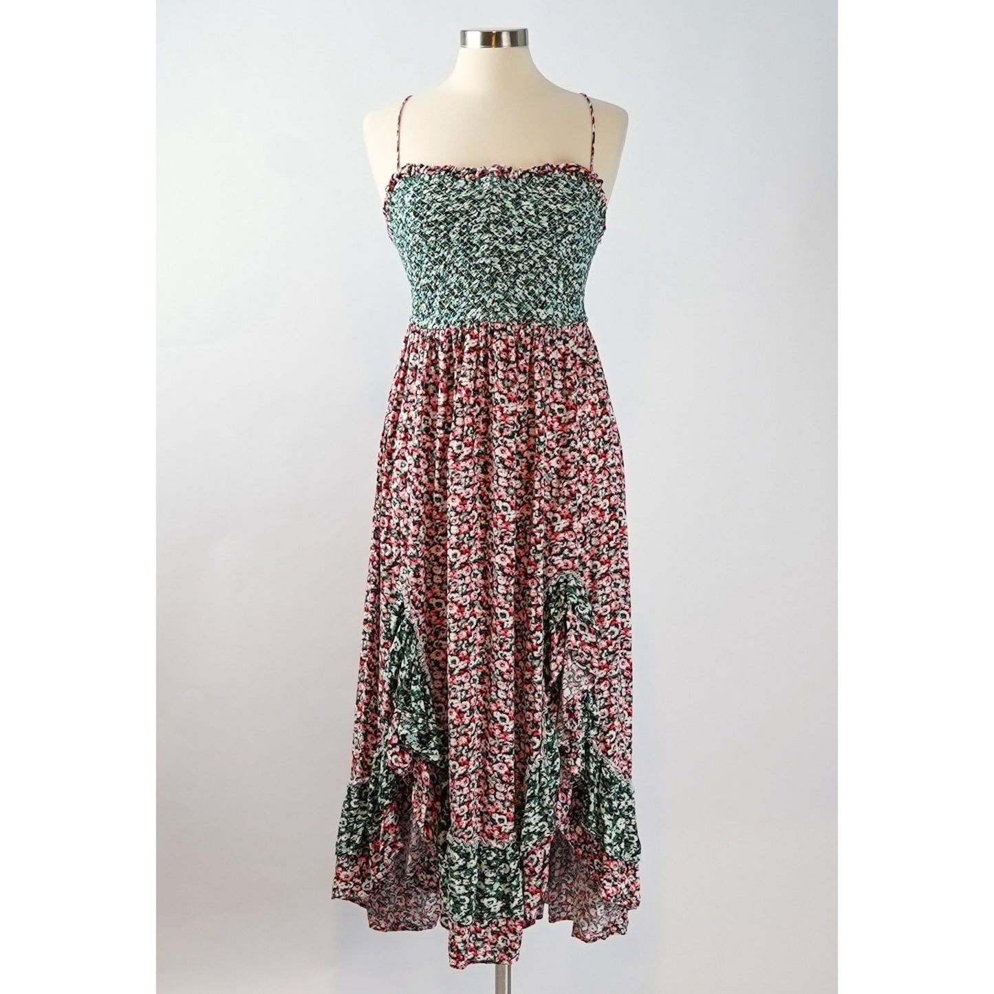 Free People One I Love Ditsy Floral Midi Dress - S