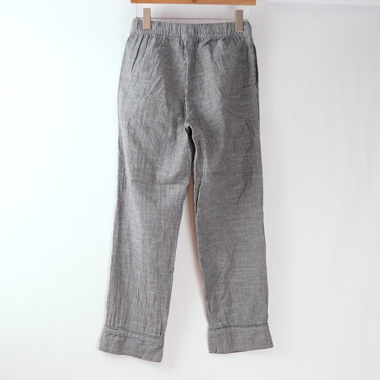 Levi Strauss 100% Cotton Pull On Straight Leg Pants Pinstripe - XS