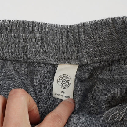 Levi Strauss 100% Cotton Pull On Straight Leg Pants Pinstripe - XS
