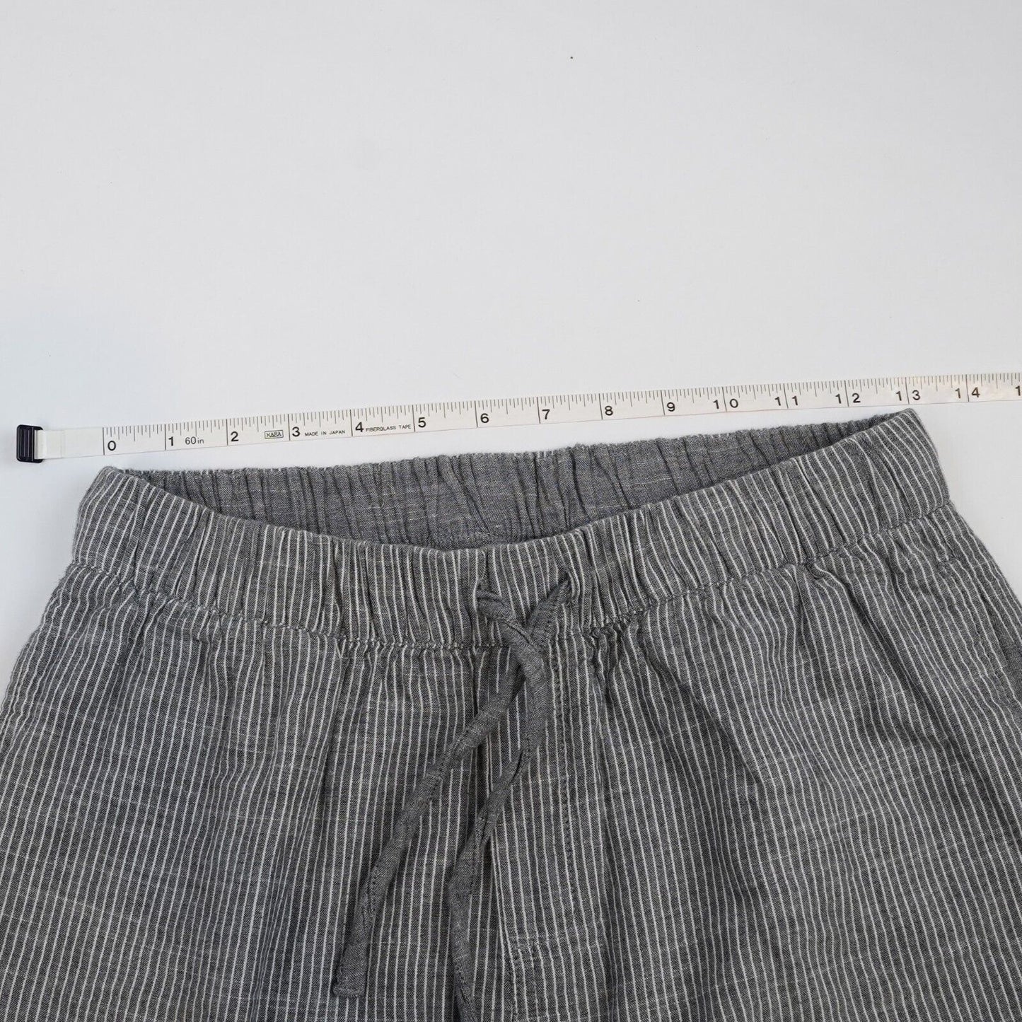 Levi Strauss 100% Cotton Pull On Straight Leg Pants Pinstripe - XS