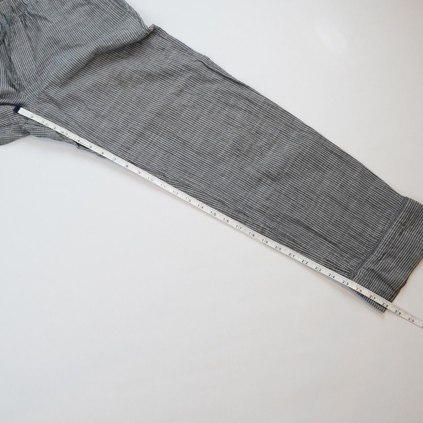 Levi Strauss 100% Cotton Pull On Straight Leg Pants Pinstripe - XS