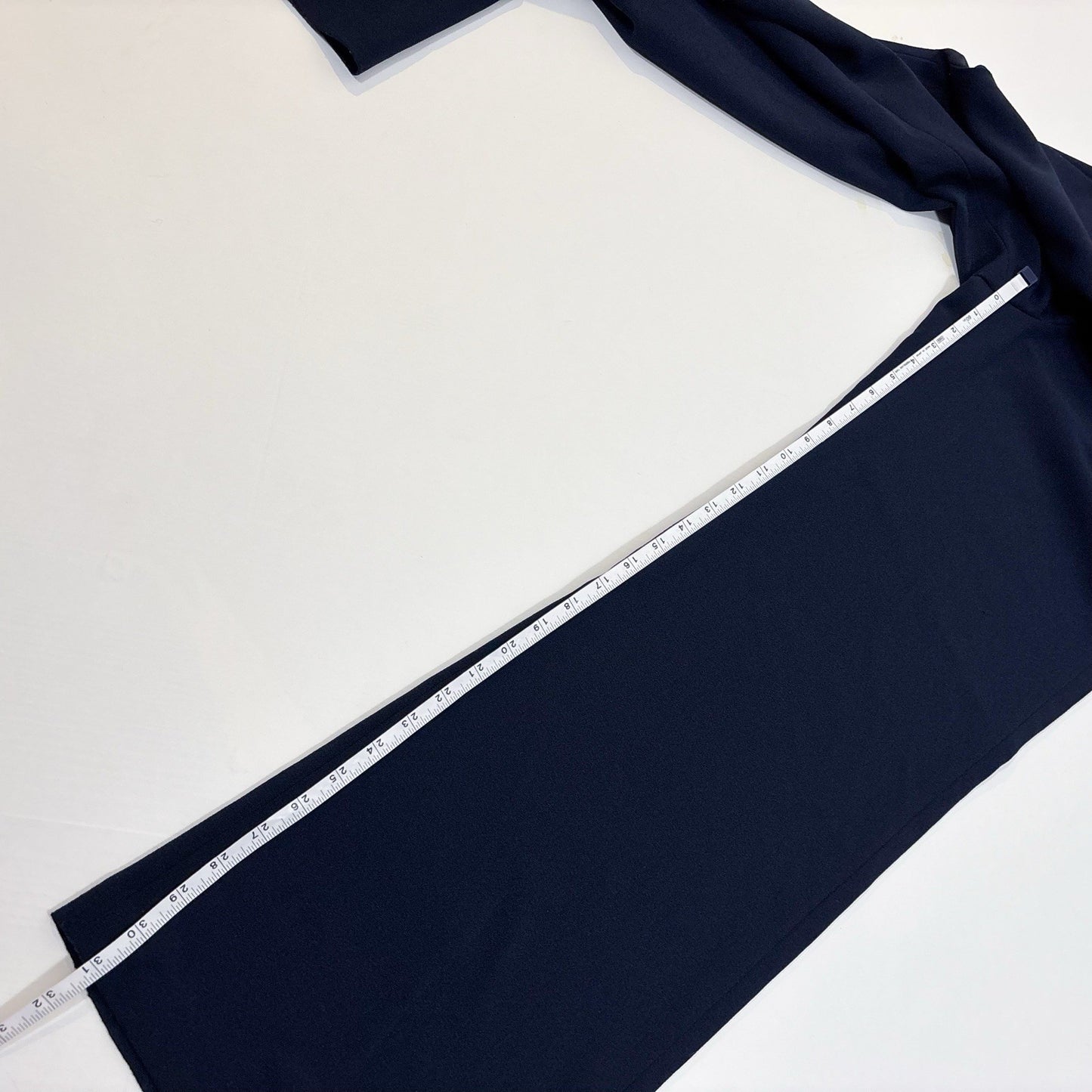 Vince Camuto Wide Leg Notch Collar Cap Sleeve Crepe Jumpsuit Navy - 4