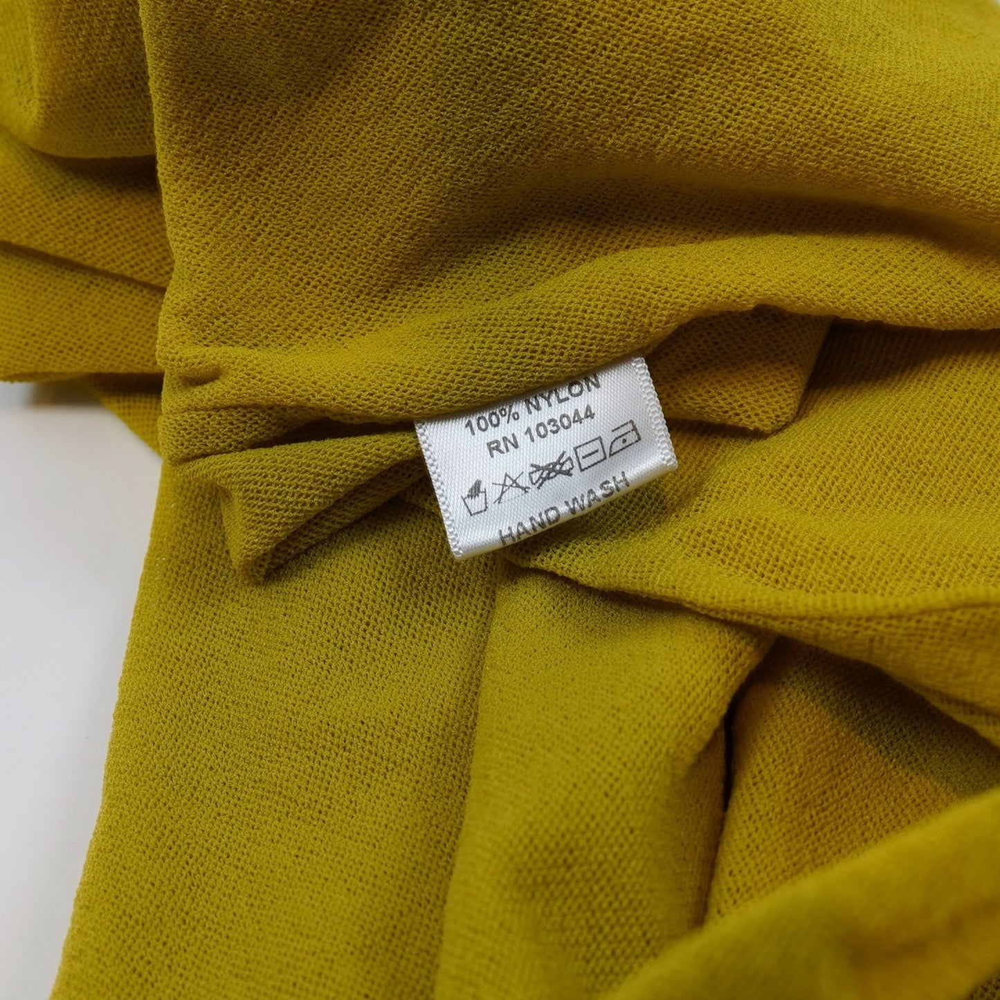 Petit Pois x Viviana G Sleeveless High Collar Top Yellow Double Mesh - M