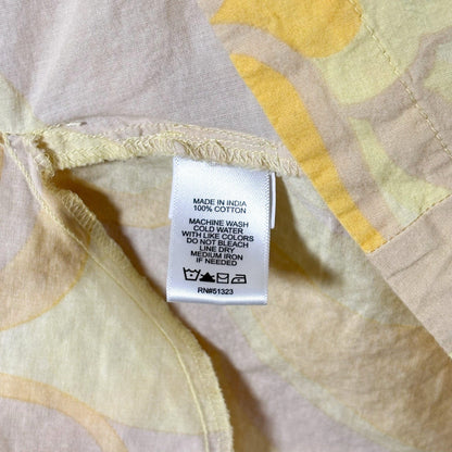 1 STATE Pastel Yellow Groovy Cotton Shirt Dress - L
