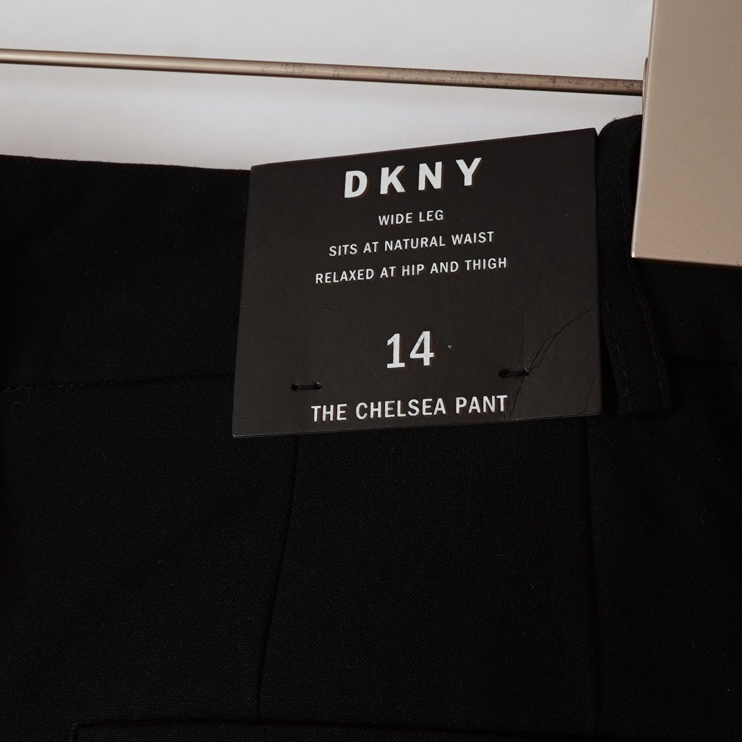 DKNY The Chelsea Pant Wide Leg Black - 14