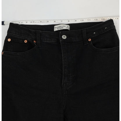 Abercrombie & Fitch 90's Straight Ultra High Rise Jeans Black - 29