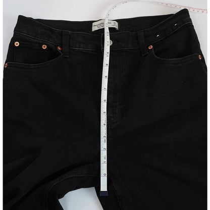 Abercrombie & Fitch 90's Straight Ultra High Rise Jeans Black - 29