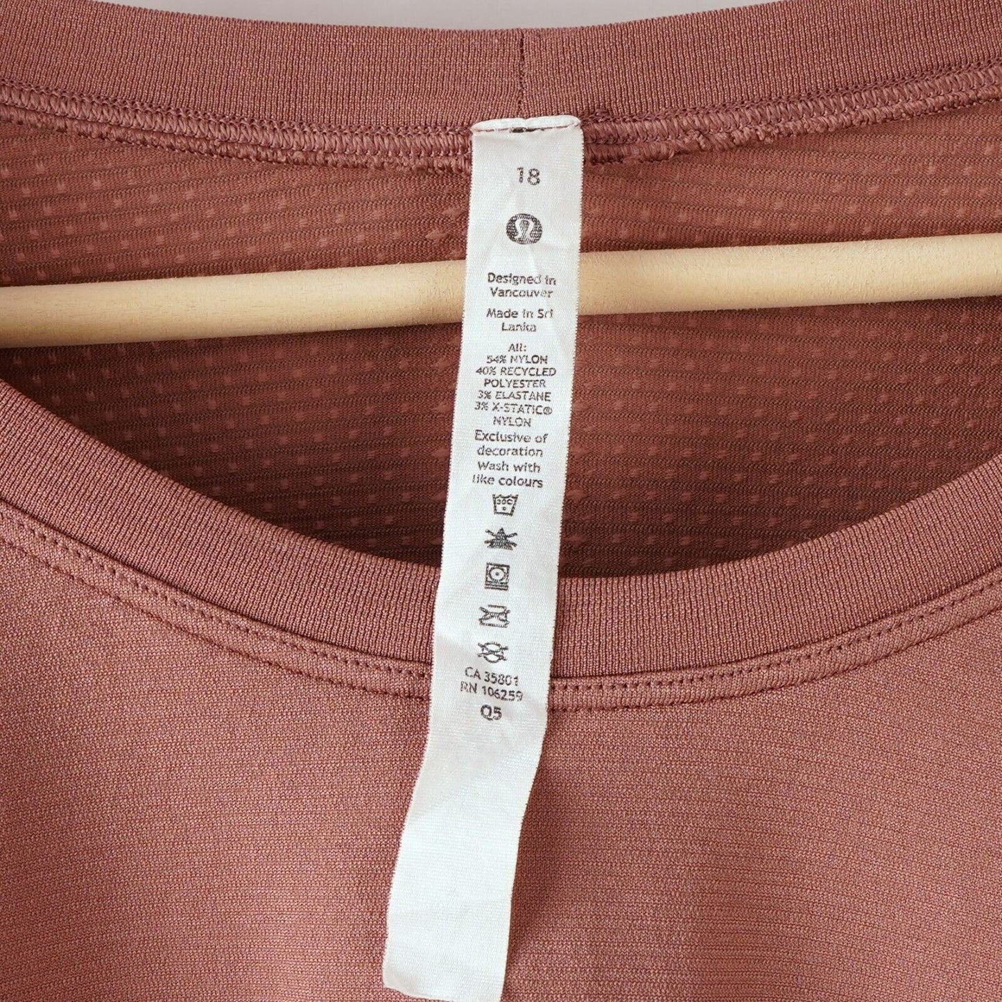 Lululemon Swiftly Tech Long Sleeve Shirt Spiced Chai - 18