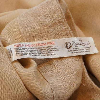 By Anthropologie Asymmetric Linen Maxi Dress - M