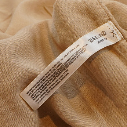 By Anthropologie Asymmetric Linen Maxi Dress - M