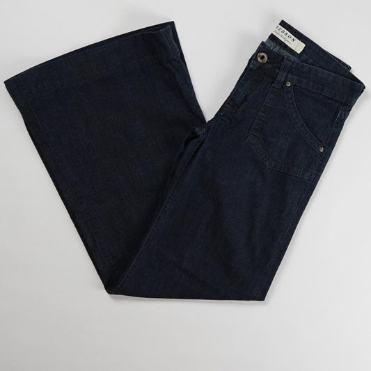 Hudson Wide Leg Low Rise Jeans - 27 - Vintage