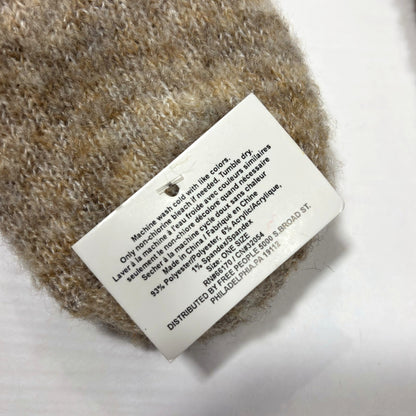 Free People Oatmeal Cozy Fuzzy Knee High Socks - 2 Pairs