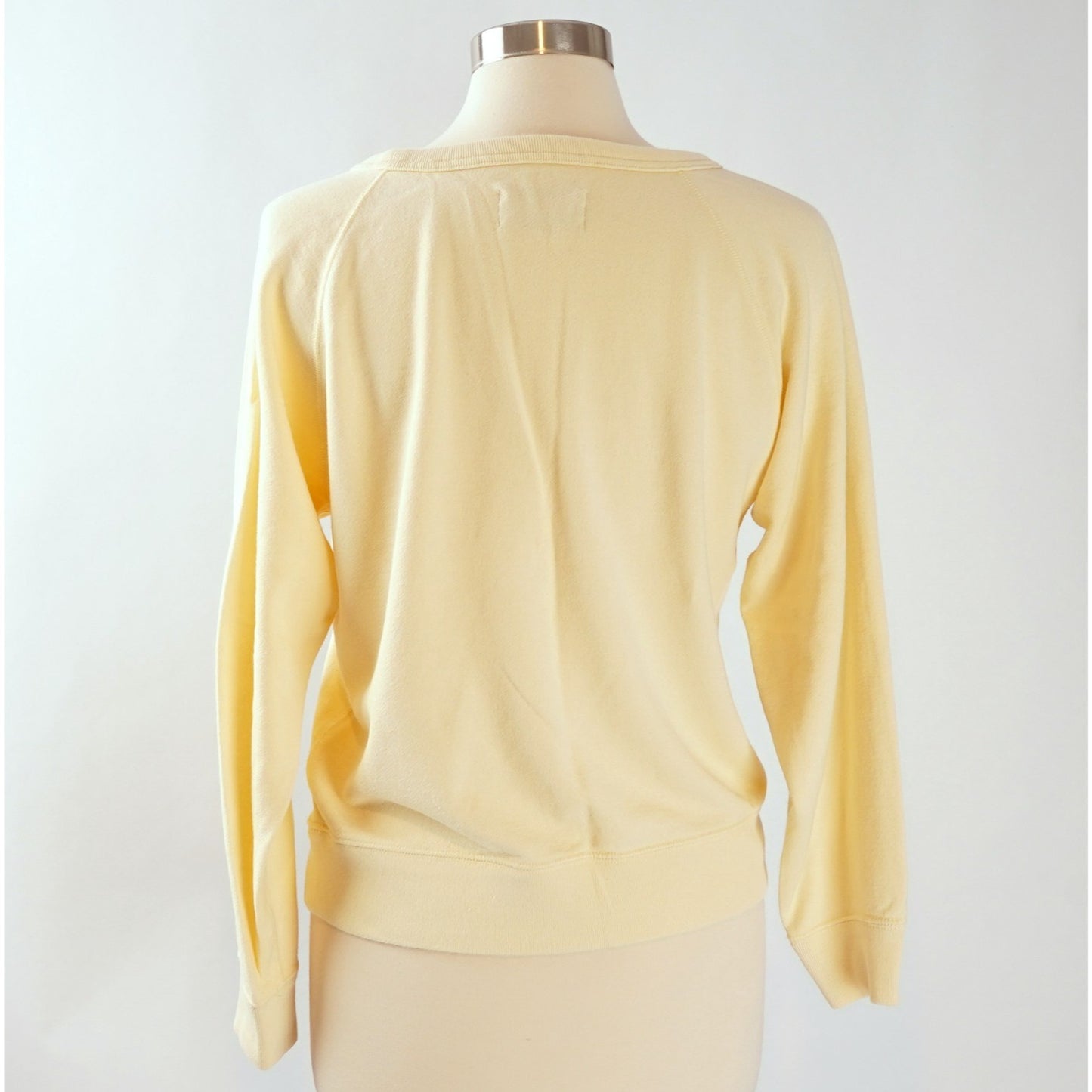 Everlane Butter Yellow Crewneck Pullover Sweatshirt - M