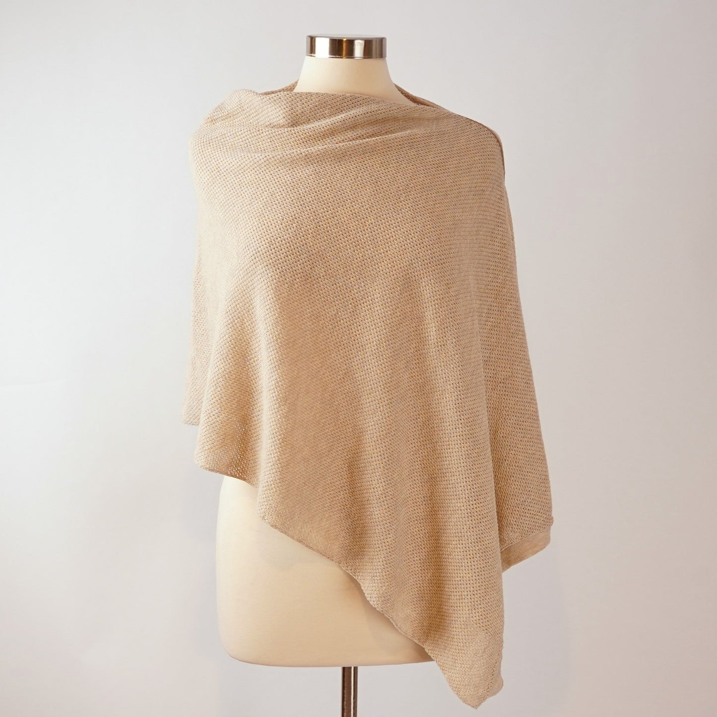 We are AMMA Cocoon Nursing Cover Shawl - Natural Beige