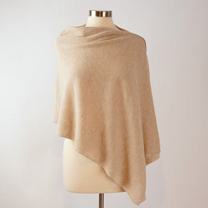We are AMMA Cocoon Nursing Cover Shawl - Natural Beige