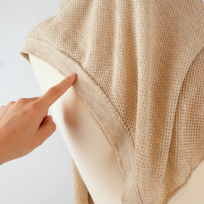 We are AMMA Cocoon Nursing Cover Shawl - Natural Beige