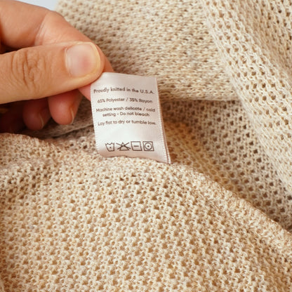 We are AMMA Cocoon Nursing Cover Shawl - Natural Beige