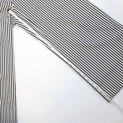 Trina Turk Wide Leg Cropped Pants Navy Nautical Striped - 4
