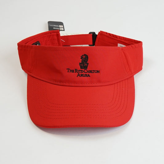 The Ritz Carlton Aruba Visor Adjustable Red Black - OS