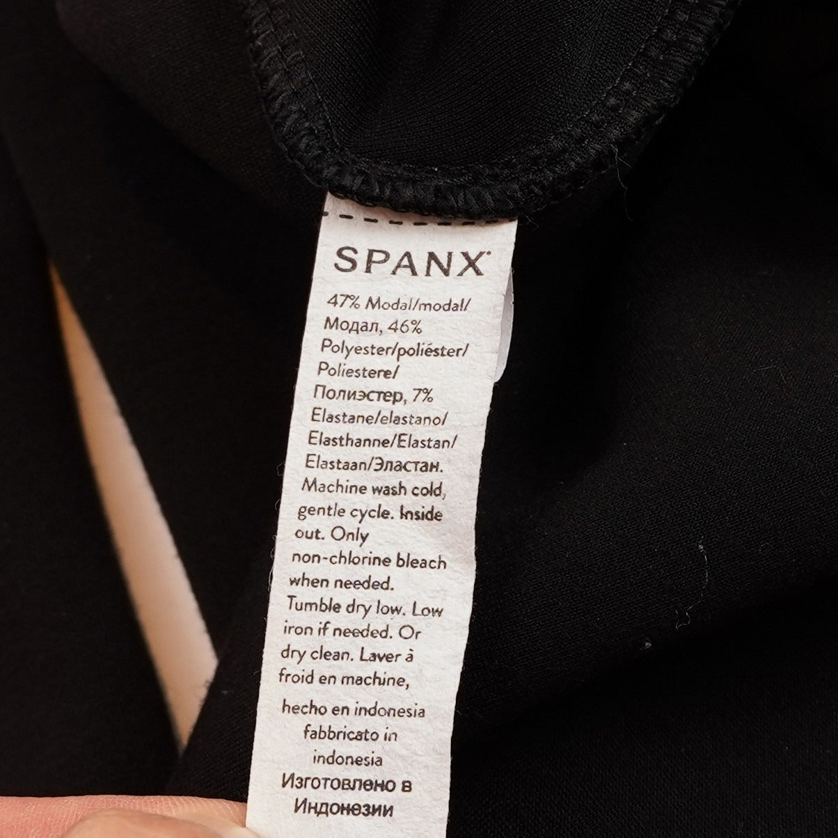 SPANX AirEssentials Wide Leg Pant Black - M Tall/Long